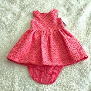 Carters Pink Dress and Bloomers